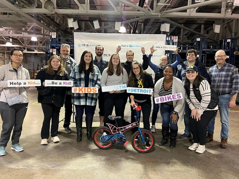 Zausmer Attorneys Join Forces with FB4K to Refurbish Bikes for Children