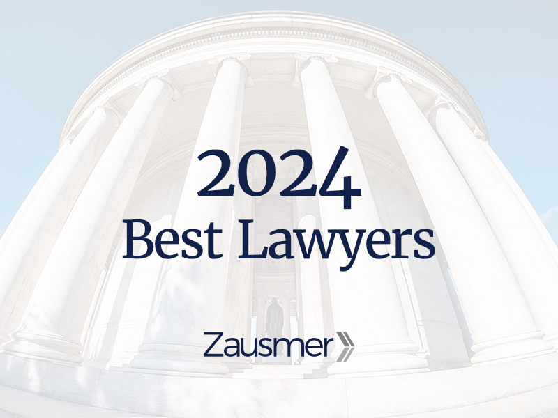 14 Zausmer Attorneys Named in The Best Lawyers in America 2024