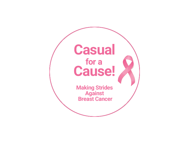 Casual for a Cause: Making Strides Against Breast Cancer