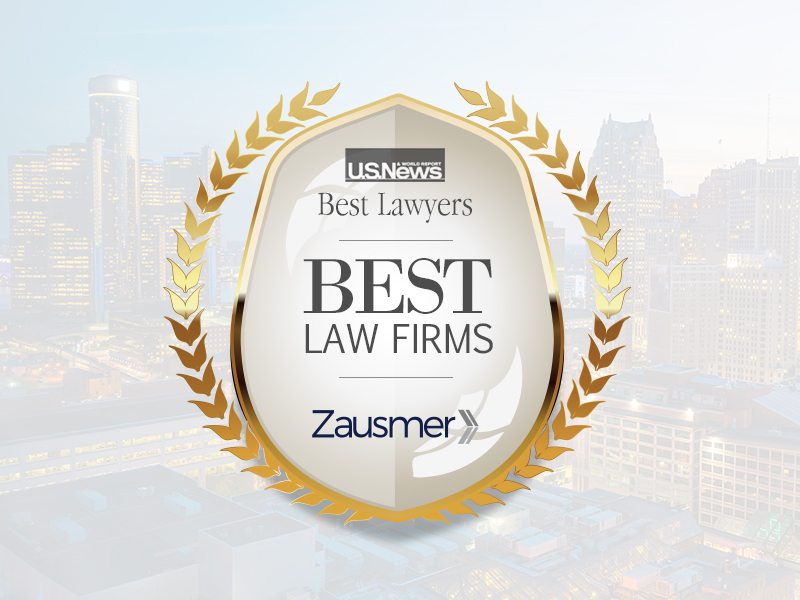 Zausmer Awarded U.S. News – Best Lawyers 2021 “Best Law Firms”