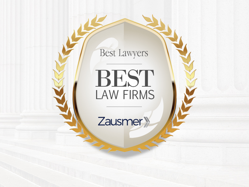 Zausmer Recognized in Best Law Firms Fourteenth Edition Rankings