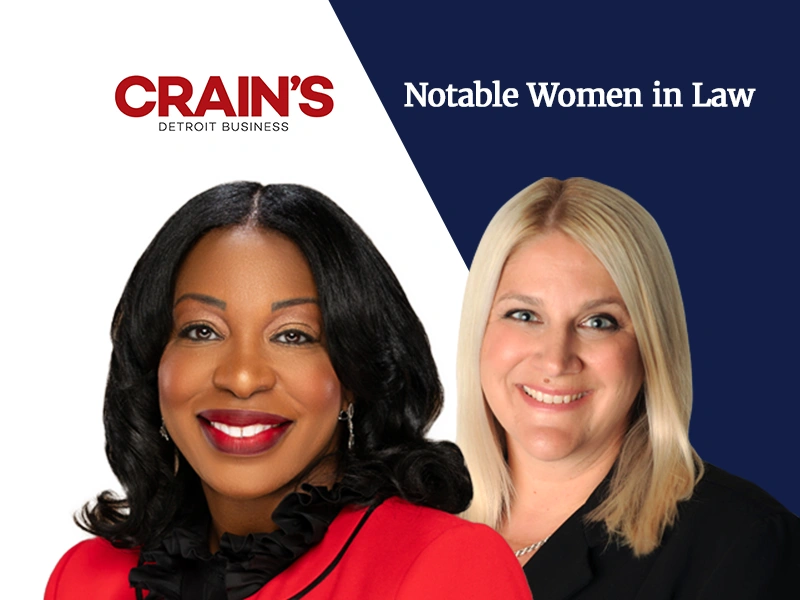 The honor bestowed upon Cinnamon Plonka and Mischa Boardman by Crain’s Detroit affirms their exceptional legal expertise, steadfast dedication to client service, and profound commitment to the community. We extend our sincere congratulations to both on this achievement.